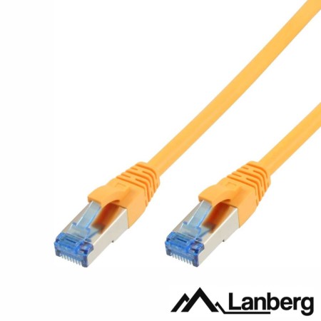 Cabo S/Ftp Lszh Cat6A 1M Amarelo Lanberg