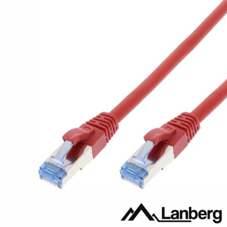 Cabo S/Ftp Lszh Cat6A 15M Vermelho Lanberg