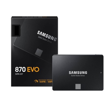 Disco rígido interno sólido ssd samsung mz - 77e500b - eu - 870 evo - 500gb - 2,5