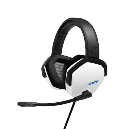 Micro headset gaming sistema de energia esg 4 supraural branco - 50mm - conector de 3,5mm - multiplataforma