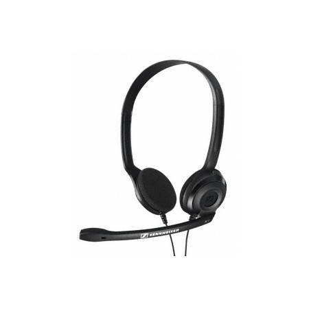 fones de ouvido estéreo epos sennheiser com microfone preto pc 3 chat