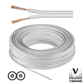 Cabo Coluna 2X1.50Mm Branco Paralelo Vsound