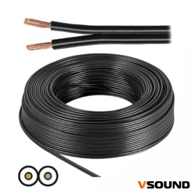 Cabo Coluna 2X4.00Mm Preto Paralelo Vsound