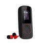 MP3 player sistema de energia 8gb - clip - bluetooth coral - rádio fm - micro sd