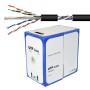 Cabo Utp Cat6 4Xawg23 Rígido P/ Exterior 305M Preto