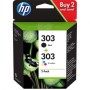 Tinteiro Original HP nº303 Multipack/ Preto/ 3 Cores