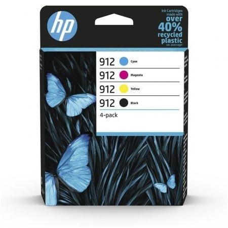 Tinteiro Original HP nº912 Multipack/ Preto/ Magenta/ Cyan/ Amarelo