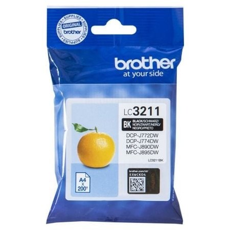 Tinteiro Original Brother LC-3211BK/ Preto