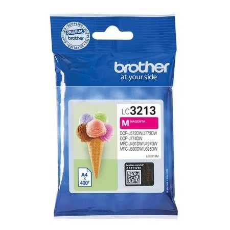 Tinteiro Original Brother LC-3213M/ Magenta