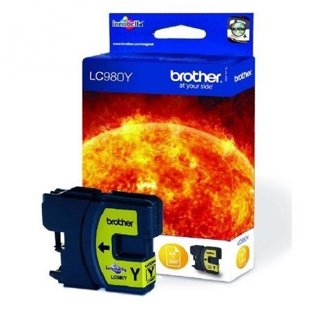 Tinteiro Original Brother LC-980Y/ Amarelo