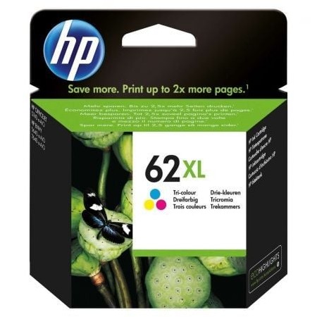 Tinteiro Original HP nº62 XL Alta Capacidade/ 3 Cores