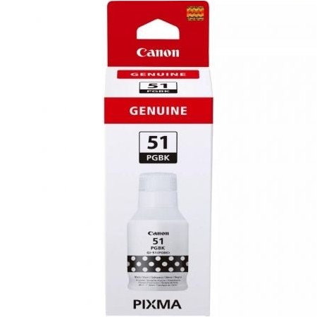 Garrafa de Tinta Original Canon GI-51/ Negra