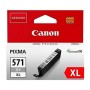 Tinteiro Original Canon CLI-571XL Alta Capacidade/ Gris