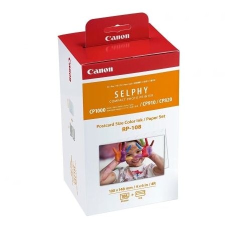 Tinteiro Original Canon RP-108 Multipack/ 3 Cores + Papel Fotográfico