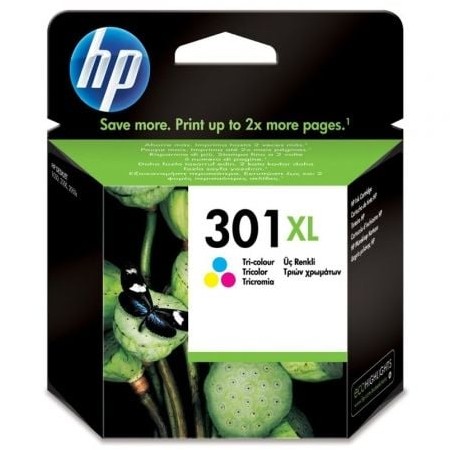 Tinteiro Original HP nº301 XL Alta Capacidade/ 3 Cores