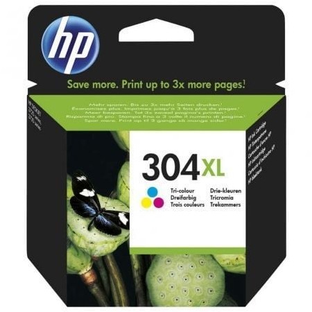 Tinteiro Original HP nº304 XL Alta Capacidade/ 3 Cores