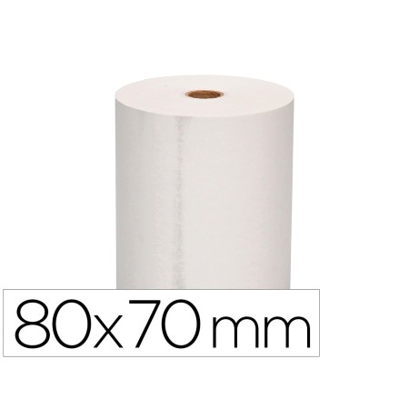 Rolo Termico Para Impressora 80X70X11 Mm 58 Gr