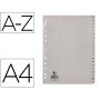 Separador Q-Connect Alfabeticos A_Z de Plastico Din A4