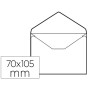 Envelope Cartao de Visita Branco 70 x 105 Mm Engomado Pack de 100 Unidades