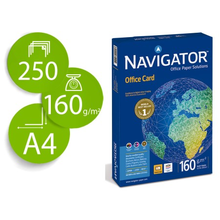 Papel Fotocopia Navigator Din A4 160 Gr Embalagem de 250 Folhas