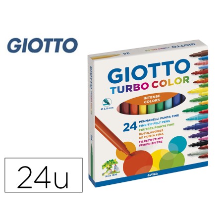 Marcador Turbo Color Giotto 24 Unidades