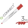 Marcador Q-Connect Quadro Branco Vermelho Ponta Redonda 3.0 Mm