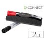 Apagador Q-Connect Magnetico com Marcador Vermelho E Preto Para Quadro Branco