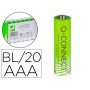 Pilha Q-Connect Alcalina AAA Pack com 20 Unidades