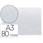 Bolsa Catalogo/Mica Q-Connect Din A3 Ao Baixo 80 Microns Cristal com Abertura Superior - Bolsa de 10