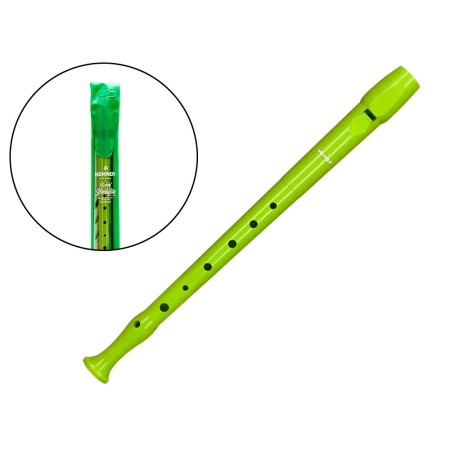 Flauta Hohner 9508 Cor Verde Bolsa Verde E Transparente