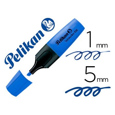 Marcador Fluorescente Pelikan Textmarker 490 Azul