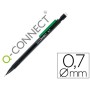 Lapiseira Q-Connect 0.7 Mm com 3 Minas Corpo Preto com Clip Verde