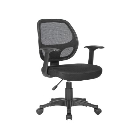 Cadeira de Escritorio Q-Connect Encosto Medio Regulavel em Altura 870+120Mm Altura 550Mm Largura 590Mm Profundidade Tec