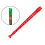 Flauta Hohner 9508 Cor Vermelha Bolsa Verde E Transparente