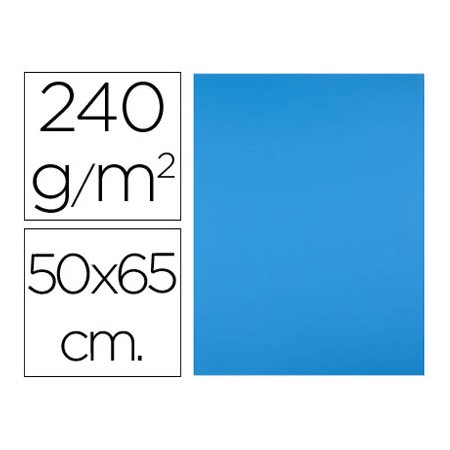 Cartolina 50X65 Cm 240 Gr Azul