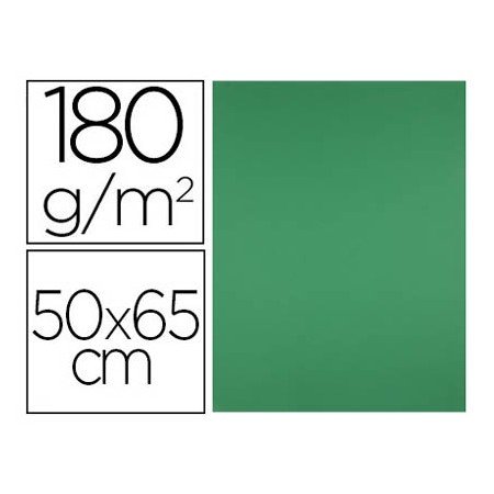 Cartolina 50X65 Cm 180 Gr Verde Natal Pack de 25 Unidades