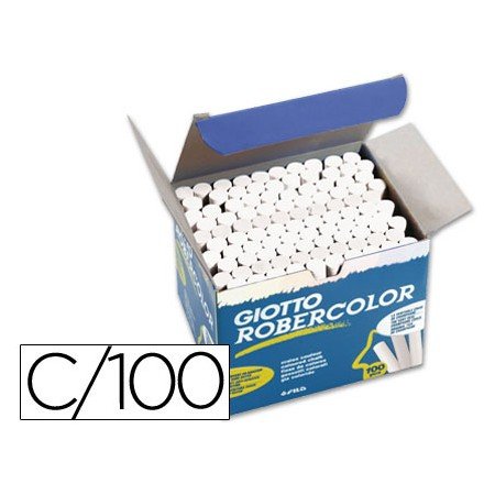 Giz Robercolor Branco Caixa 100 Unidades