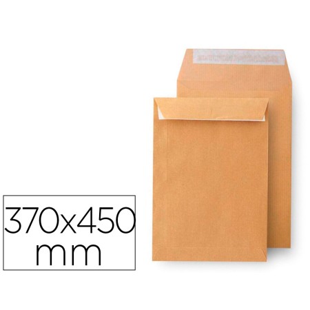 Envelope Radiografias Castanho 370X450Mm Tira de Silicone Pack de 100 Unidades