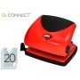 Furador Q-Connect Capacidade 20 Folhas Vermelho