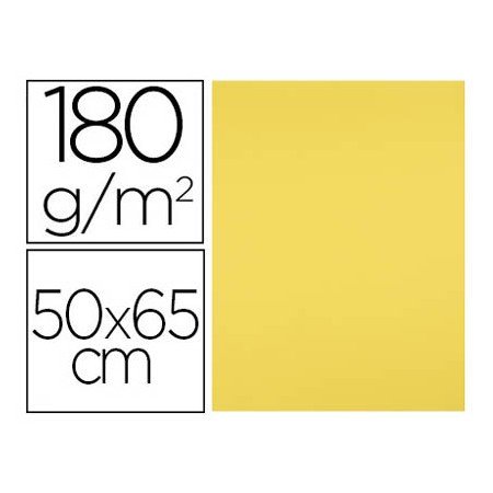 Cartolina 50X65 Cm 180 Gr Amarelo Limao
