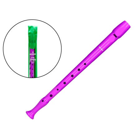 Flauta Hohner 9508 Cor Violeta Bolsa Verde E Transparente