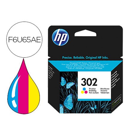 Tinteiro Hp 302 Deskjet 1110 / 2130 / 3630 Officejet 3830 / 4650 Envy 4520 Tricor 165 Pag