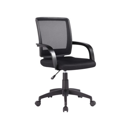 Cadeira de Escritorio Q-Connect Encosto Medio Regulavel em Altura 900+100Mm Altura 570Mm Largura 560Mm Profundidade Tec