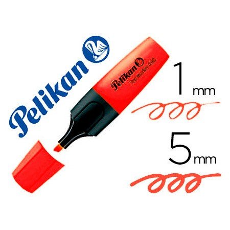 Marcador Fluorescente Pelikan Textmarker 490 Vermelho