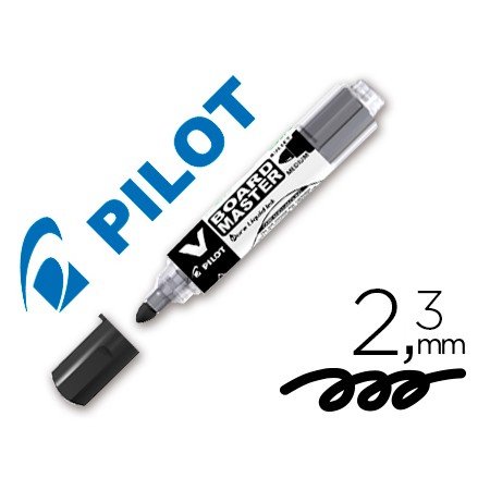 Marcador Pilot Board Master Para Quadro Branco Preto Tinta Liquida Traço 2,3Mm