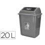 Contentor de Lixo Industrial Q-Connect com Tampa de Empurrar 20 L 340X240X450 Mm