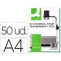 Acetato Q-Connect Din A4 Para Impressao Tinteiro Caixa com 50 Unidades