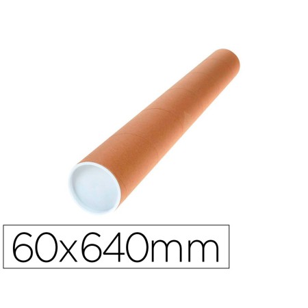 Tubo de Cartao Q-Connect Portadocumentos Capa Plastico 60X640 Mm