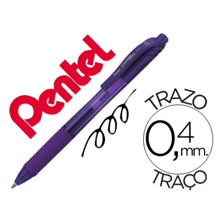 Roller Pentel Energel Bl107 0,7Mm Violeta