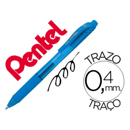 Roller Pentel Energel Bl107 0,7Mm Azul Ceu